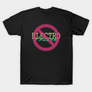 Cyberpunk Anti Electro Facism Illustration T-Shirt